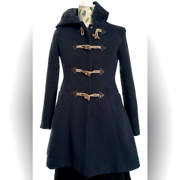 ASOS Petite Jackets & Blazers - HOST PICK⭐️New as✨Hooded Duffle Coat💙Navy💙